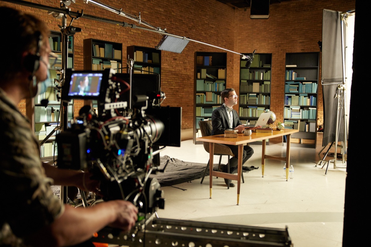 On set during filming of The Biblical Case for LGBTQ Inclusion