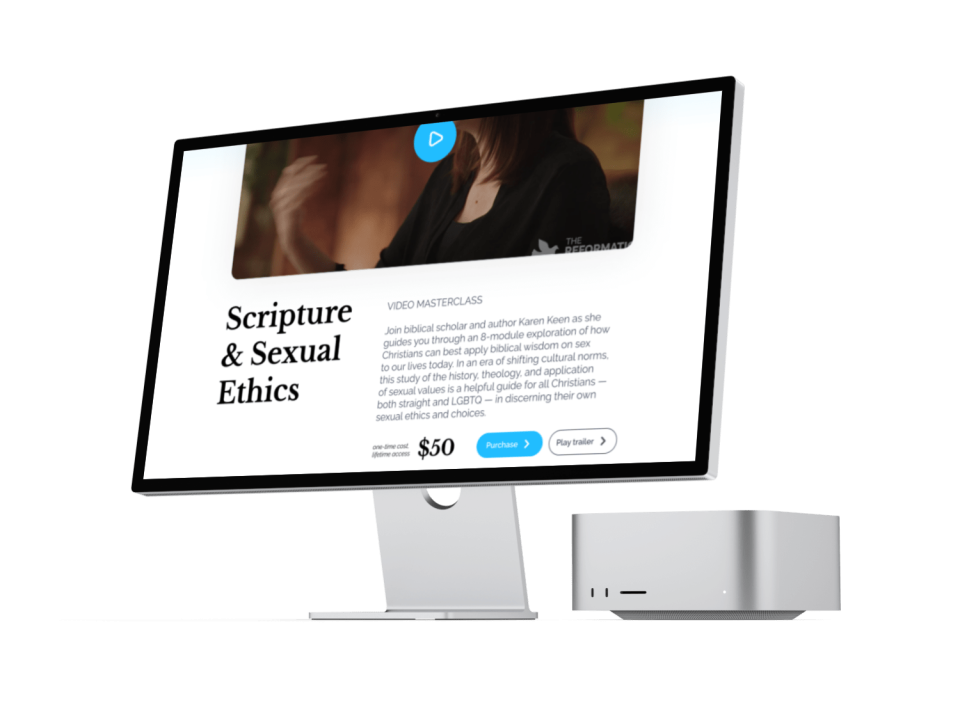 Scripture and Sexual Ethics course on desktop and mobile